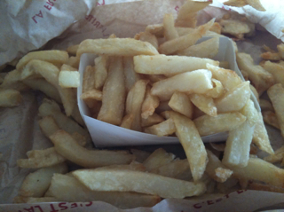 Frites fricadelle