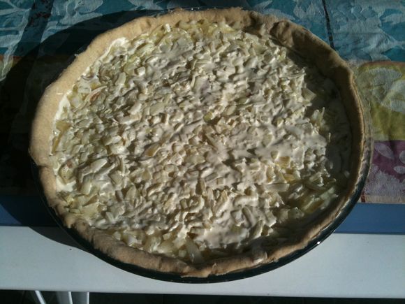 Recette de la tarte aux echalottes façon marc