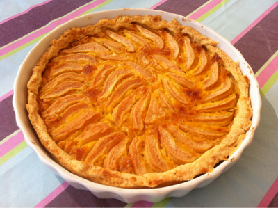 Recette de la tarte aux poires