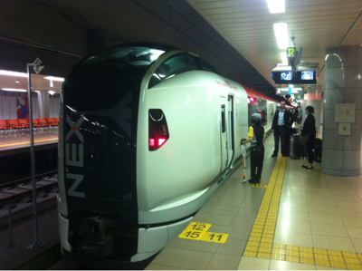 A bord du narita express