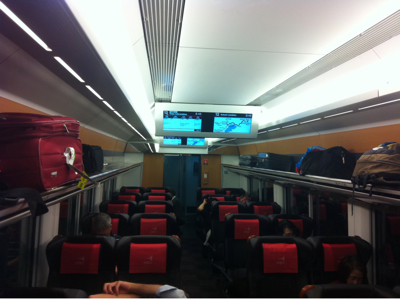 A bord du narita express