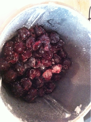 Glace aux cerises, façon vorwerk
