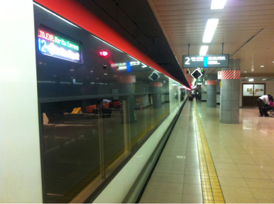 A bord du narita express