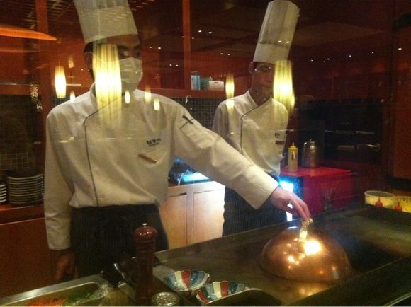 J'ai teste le Teppan Yaki du Sheraton hongqiao de Shanghai 