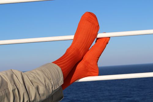 Chaussettes orange IMG_1470